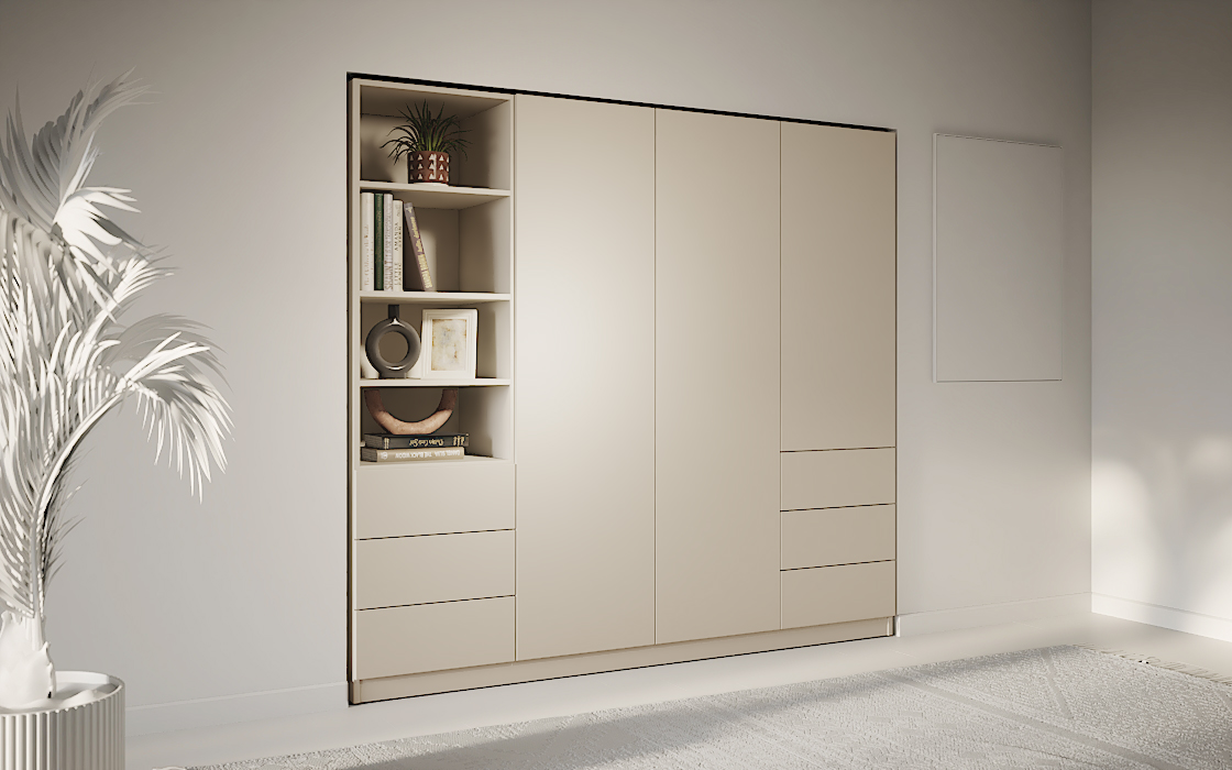 Gerader Schrank – frei konfigurierbar