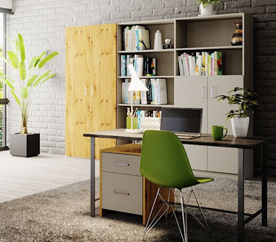 Schrank der Möbelserie Palermo für Büroräume