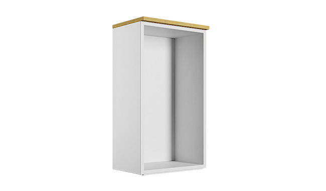 Hängeschrank mit Abdeckplatte