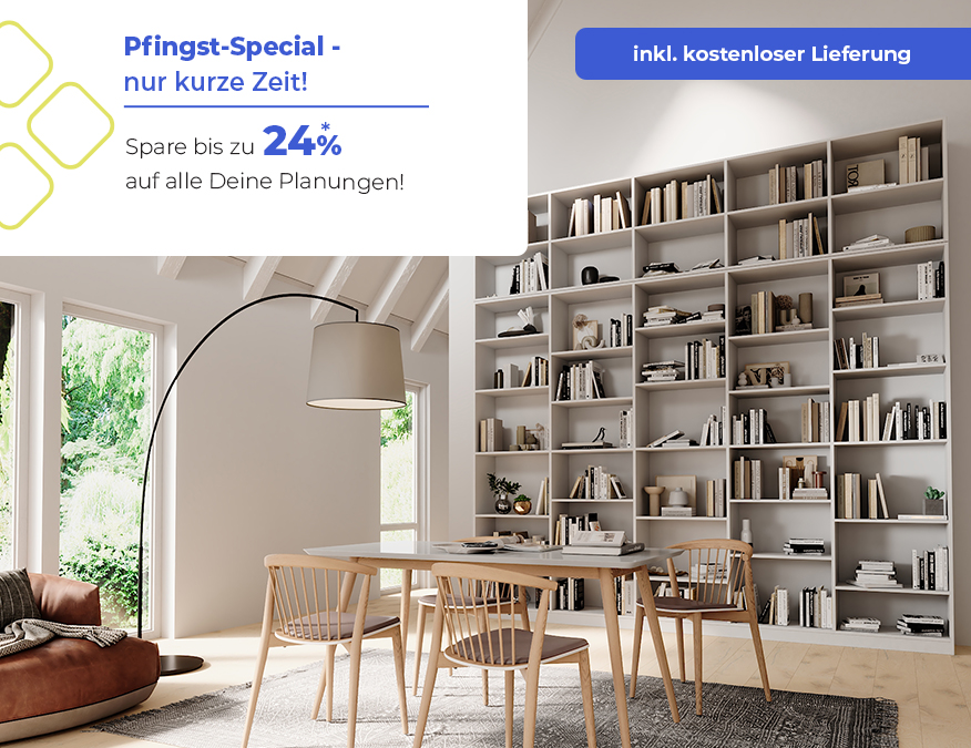 Schrankwand in BeigeBeige