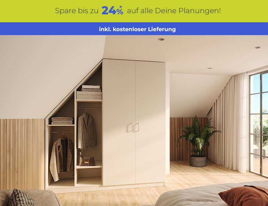 Aktion - Staffelrabatt bis zu 24% auf alle Deine Planungen