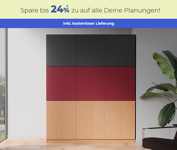 Ankleide mit Eckschränken und Schrank mit Schräge rechts in Beige