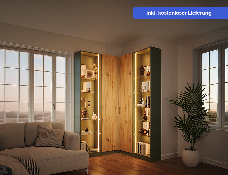 Schrank mit beleuchtung