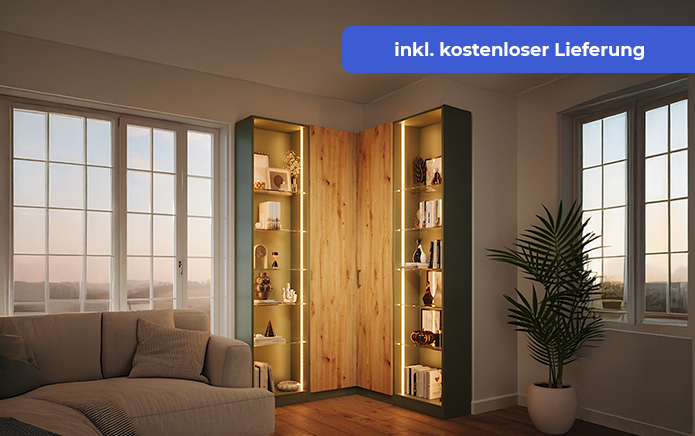 Schrank mit beleuchtung