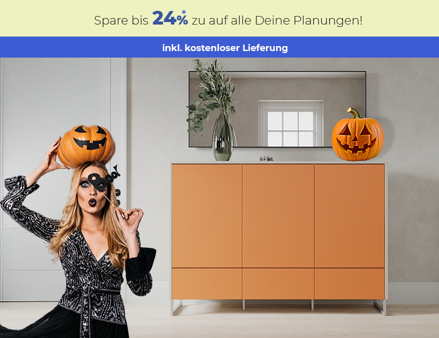 Ankleide mit Eckschränken und Schrank mit Schräge rechts in Beige