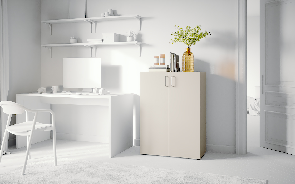 Aktenschrank in einem Büro-Szenario