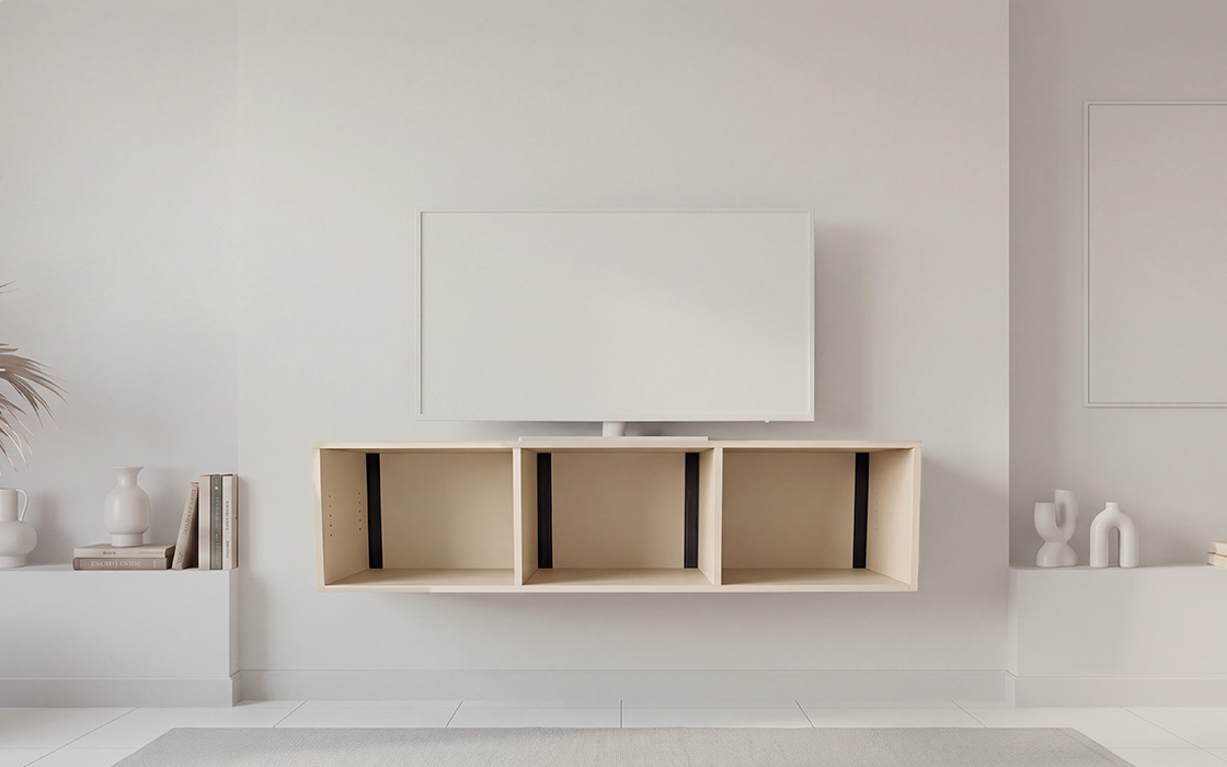 TV-Hängeboard – frei konfigurierbar