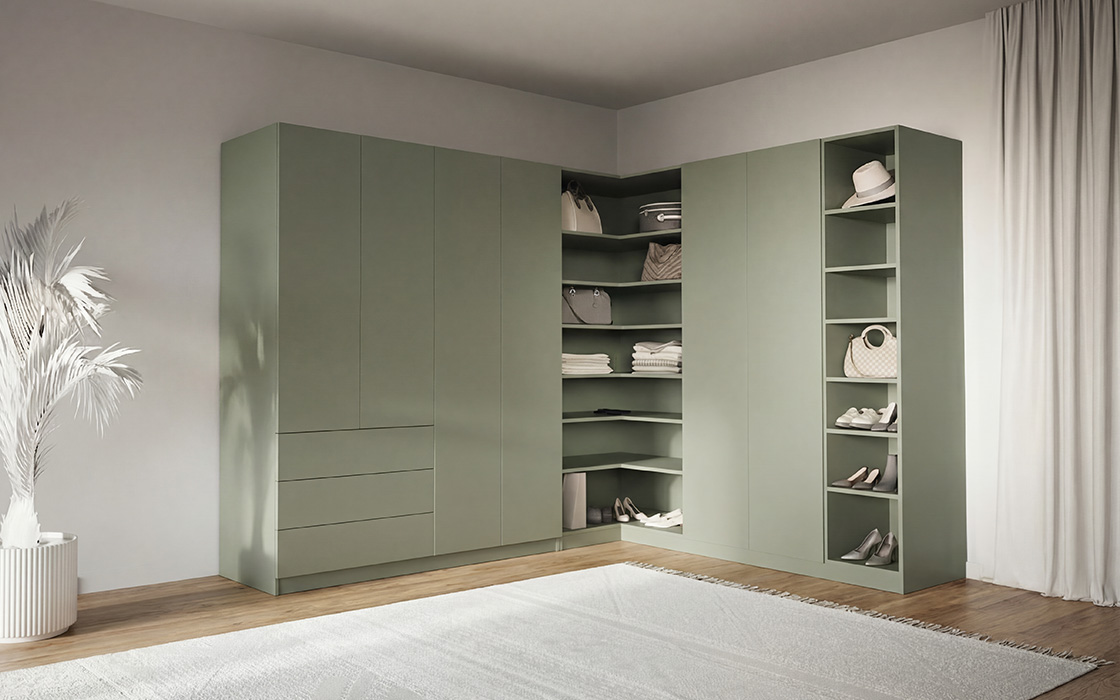 Eckschrank – frei konfigurierbar