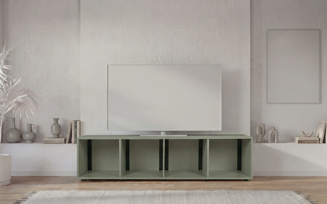 Modernes, stehendes TV-Lowboard frei konfigurierbar