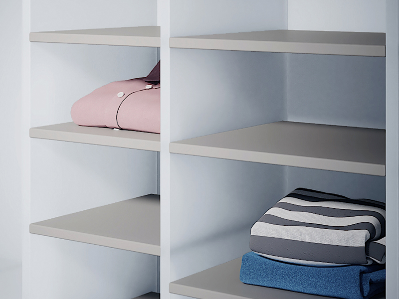 Einlegeboden nach Maß im Kleiderschrank