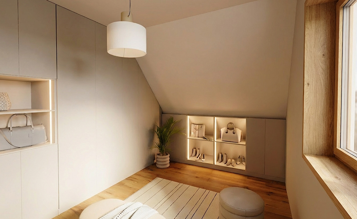 Ankleide mit Schränken