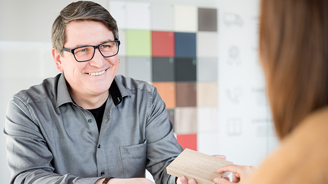 Kundenberatung durch Walter